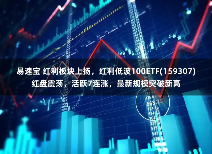 易速宝 红利板块上扬，红利低波100ETF(159307)红盘震荡，活跃7连涨，最新规模突破新高