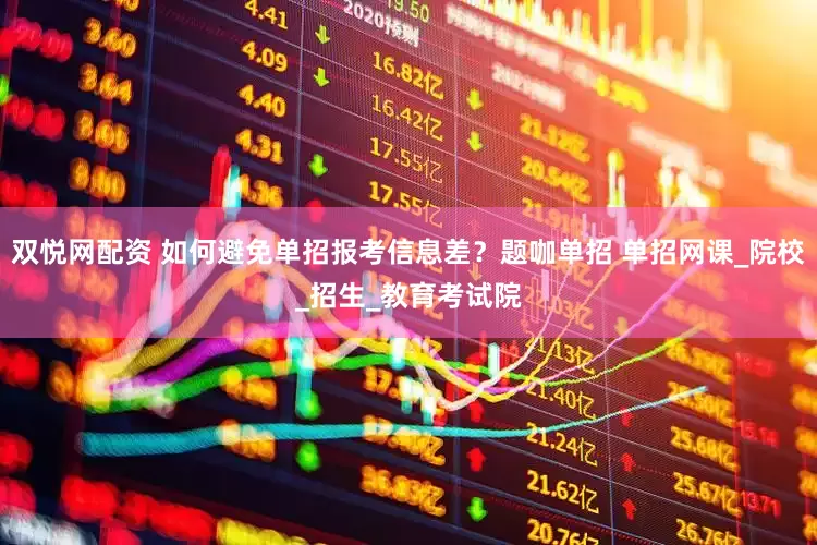 双悦网配资 如何避免单招报考信息差？题咖单招 单招网课_院校_招生_教育考试院